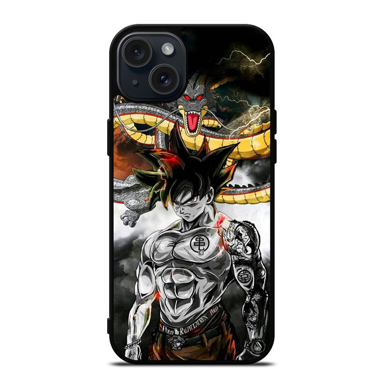 DRAGON BALL GOKU AND SHENRON iPhone 15 Plus Case