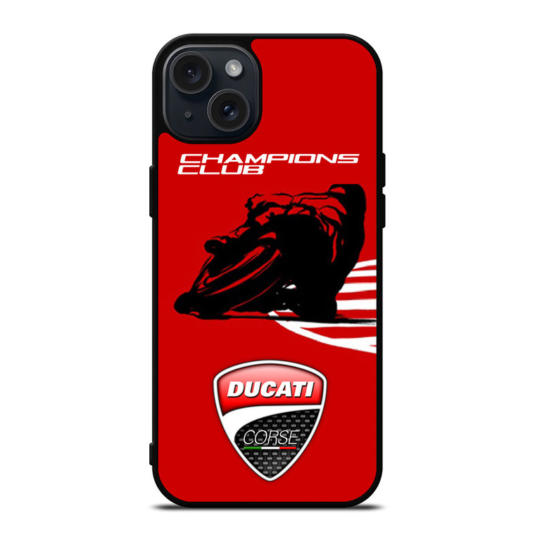 DUCATI LOGO CORSE MOTOGP 3 iPhone 15 Plus Case