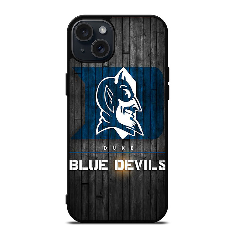 DUKE BLUE DEVILS LOGO iPhone 15 Plus Case DUKE BLUE DEVILS LOGO iPhone 15 Plus Case