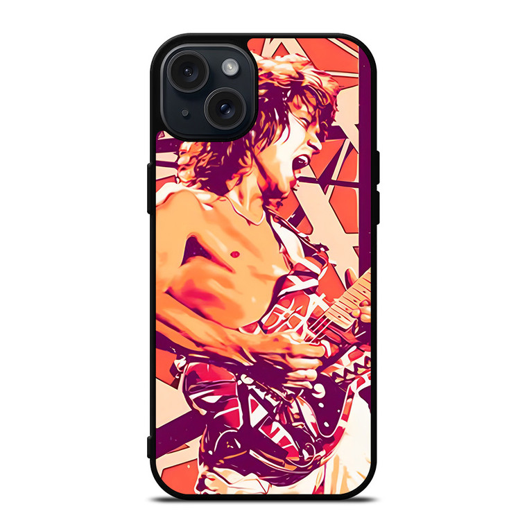 EDDIE VAN HALEN POSTER iPhone 15 Plus Case