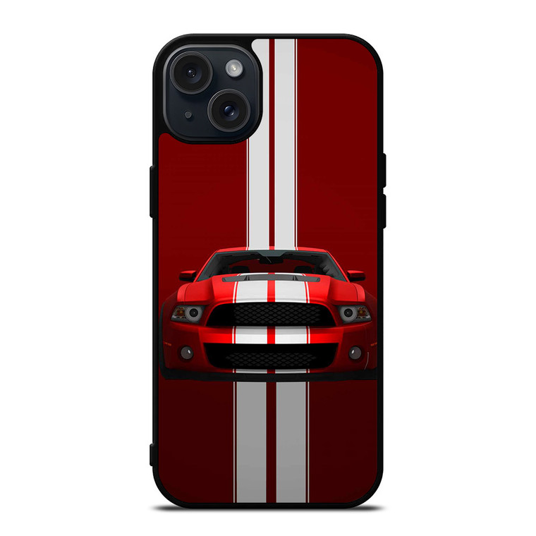 FORD MUSTANG RED iPhone 15 Plus Case FORD MUSTANG RED iPhone 15 Plus Case