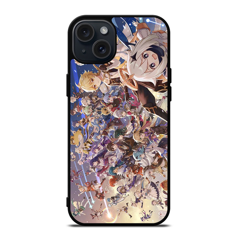 GENSHIN IMPACT ALL GAME CHARACTERS iPhone 15 Plus Case