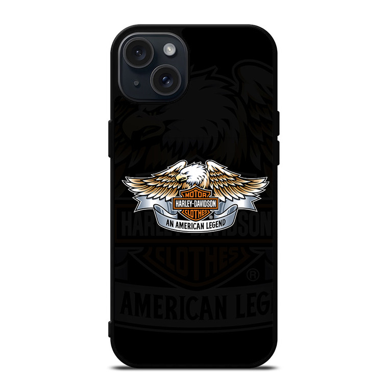 HARLEY DAVIDSON MOTOR EAGLE LOGO iPhone 15 Plus Case