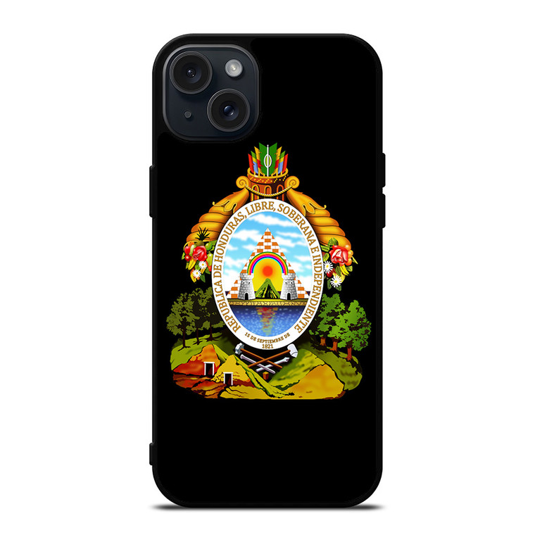 HONDURAS SYMBOL COAT OF ARMS iPhone 15 Plus Case