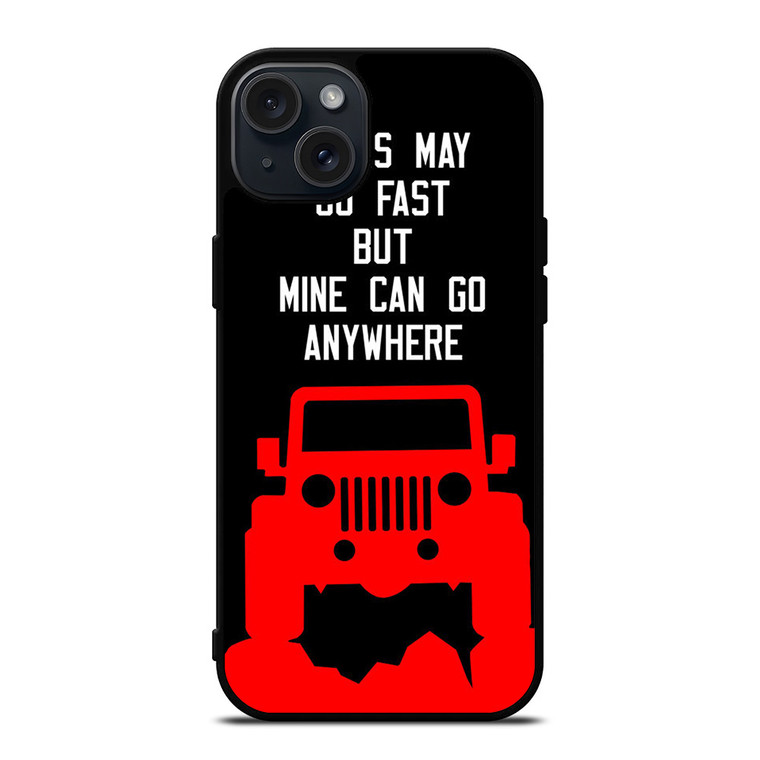 JEEP ADVENTURE QUOTE iPhone 15 Plus Case JEEP ADVENTURE QUOTE iPhone 15 Plus Case