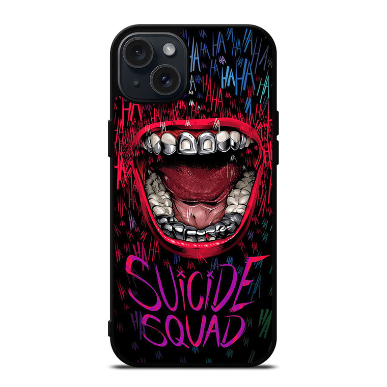 JOKER COMIC SUICIDE SQUAD HAHAHA iPhone 15 Plus Case