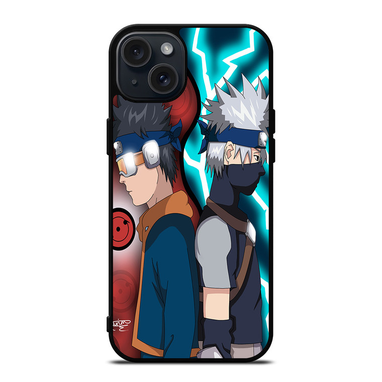 KAKASHI AND OBITO KIDS iPhone 15 Plus Case