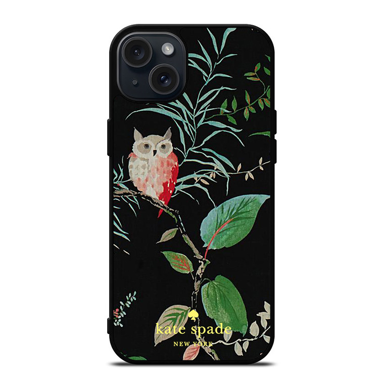 KATE SPADE OWLISH BLACK iPhone 15 Plus Case