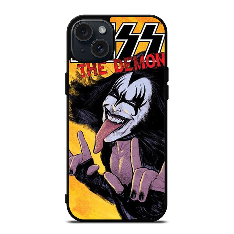 KISS BAND THE DEMON iPhone 15 Plus Case