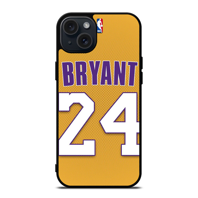 KOBE BRYANT JERSEY 24 iPhone 15 Plus Case