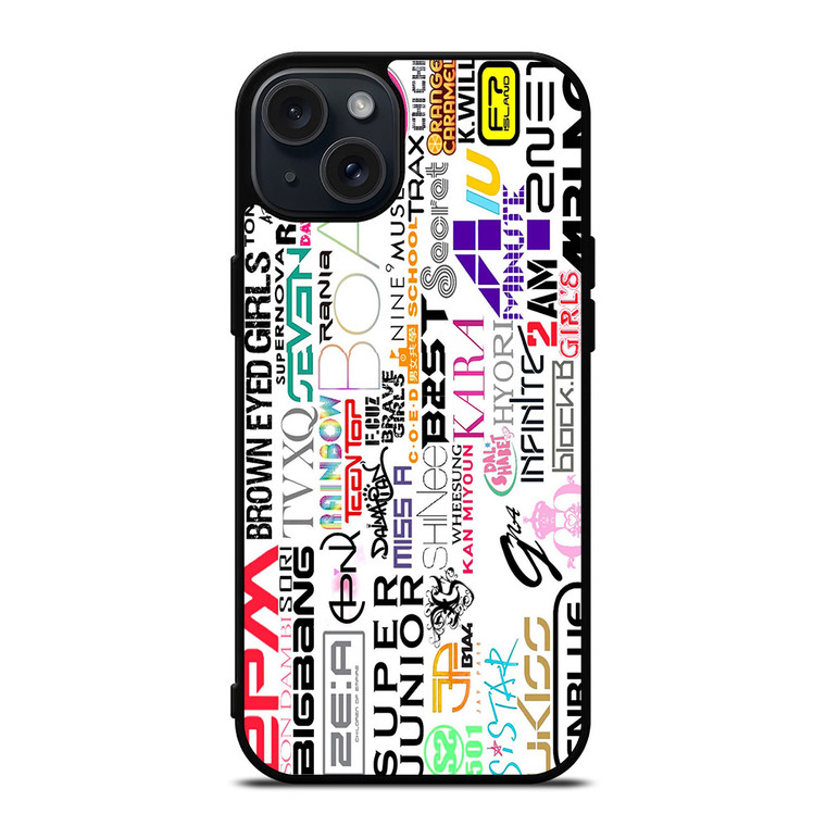 KPOP ALL BAND iPhone 15 Plus Case