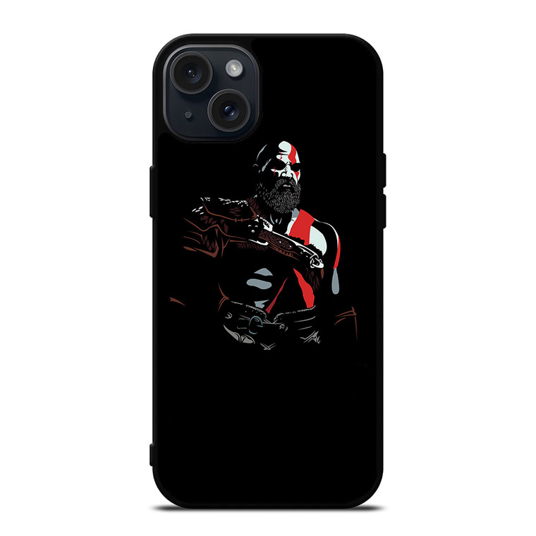 KRATOS GOD OF WAR 4 ART iPhone 15 Plus Case