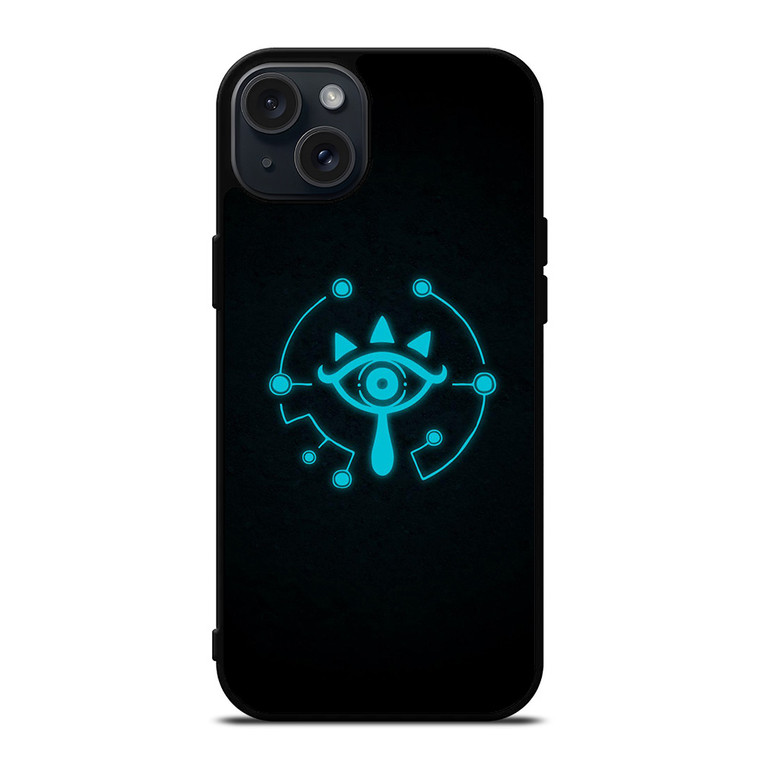LEGEND OF ZELDA SHEIKAH SLATE EYE LOGO BLUE iPhone 15 Plus Case