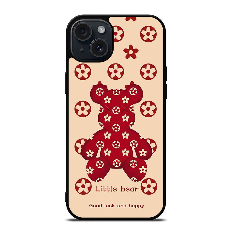 LITTLE BEAR BRICK KAWS RED iPhone 15 Plus Case