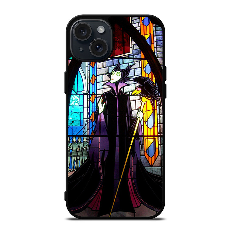 MALEFICENT DISNEY SLEEPING BEAUTY GLASS iPhone 15 Plus Case
