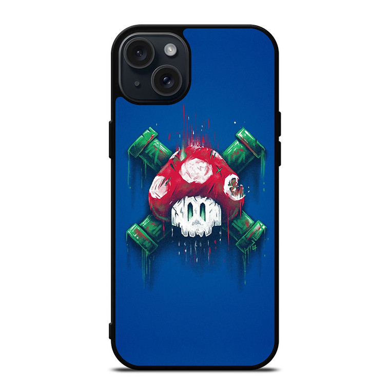 MARIO BROSS DEAD MUSHROOM iPhone 15 Plus Case