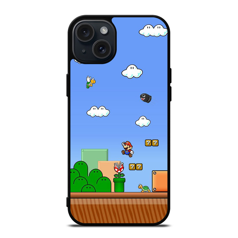MARIO BROSS GAME NINTENDO iPhone 15 Plus Case