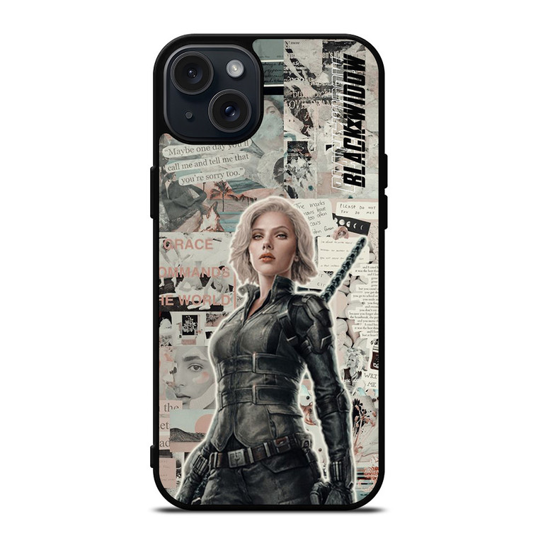 MARVEL NATASHA BLACK WIDOW iPhone 15 Plus Case MARVEL NATASHA BLACK WIDOW iPhone 15 Plus Case
