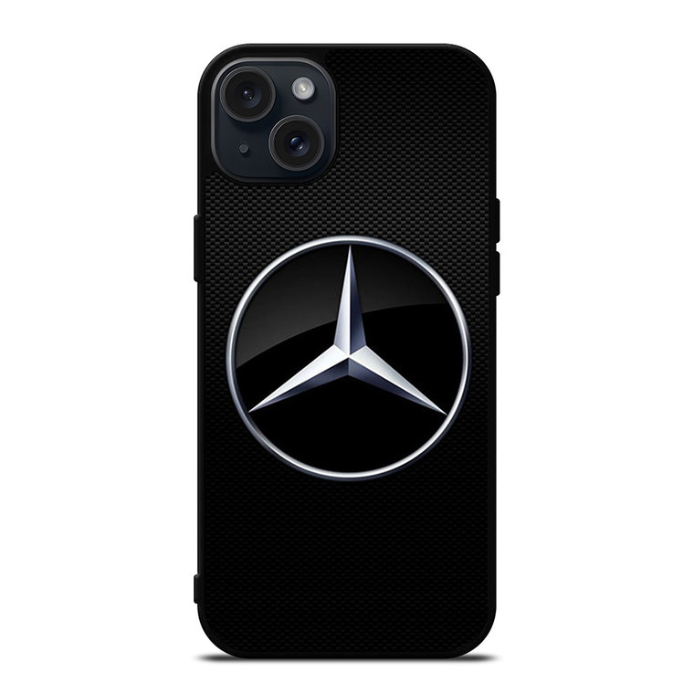 MERCEDES BENZ GLOSSY EMBLEM iPhone 15 Plus Case