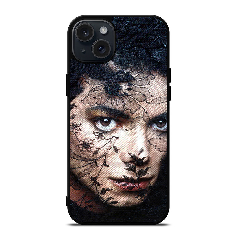 MICHAEL JACKSON FACE POTRAIT iPhone 15 Plus Case
