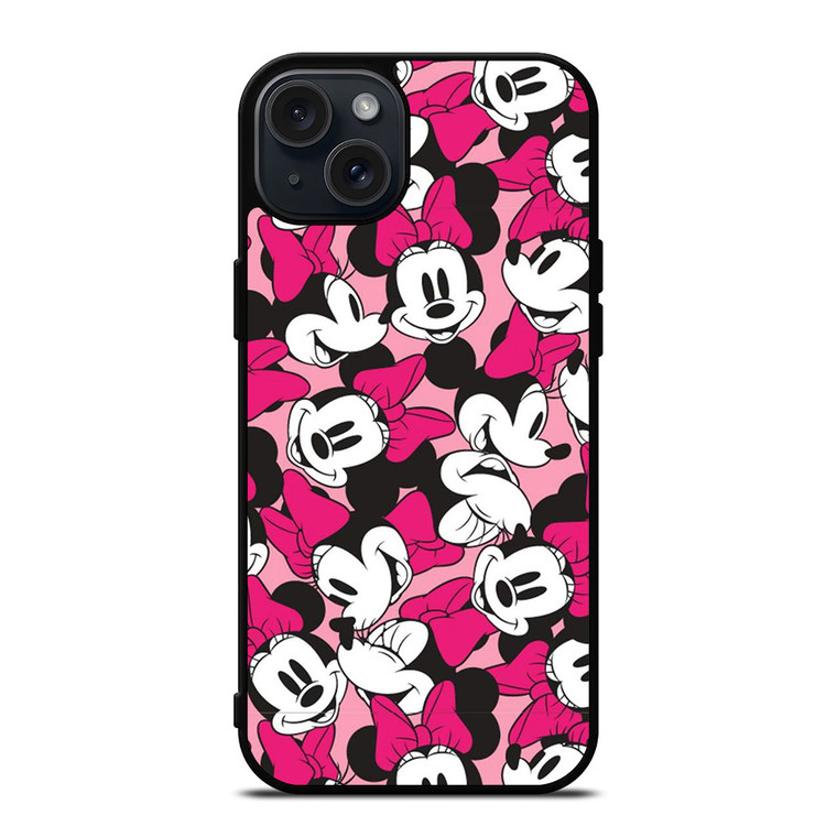 MINNIE MOUSE DISNEY CLASSIC COLLAGE iPhone 15 Plus Case