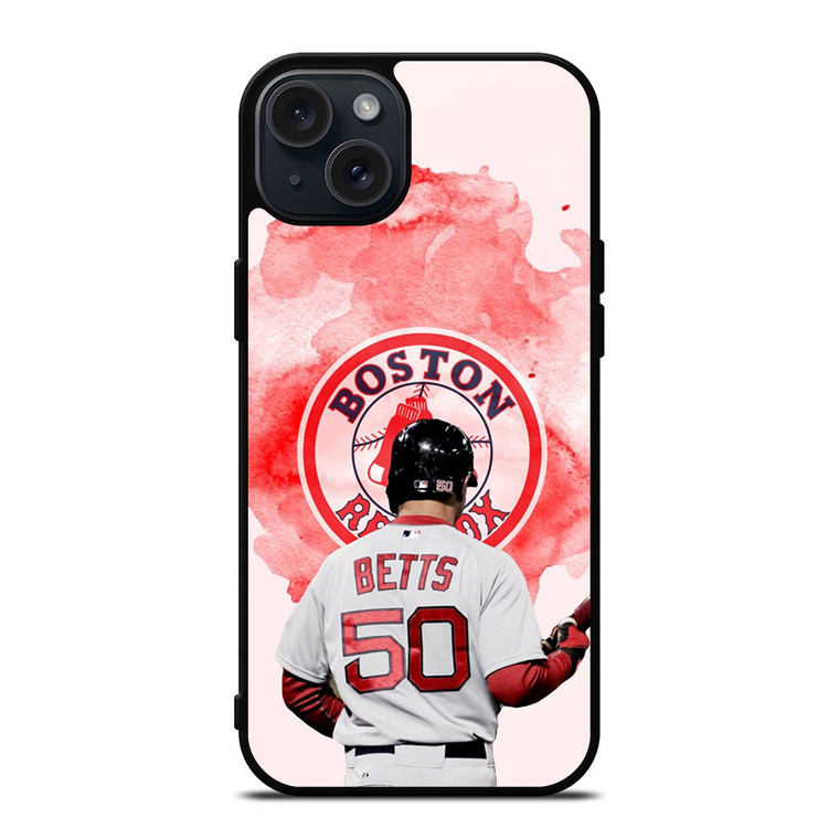 MOOKIE BETTS BOSTON RED SOX iPhone 15 Plus Case