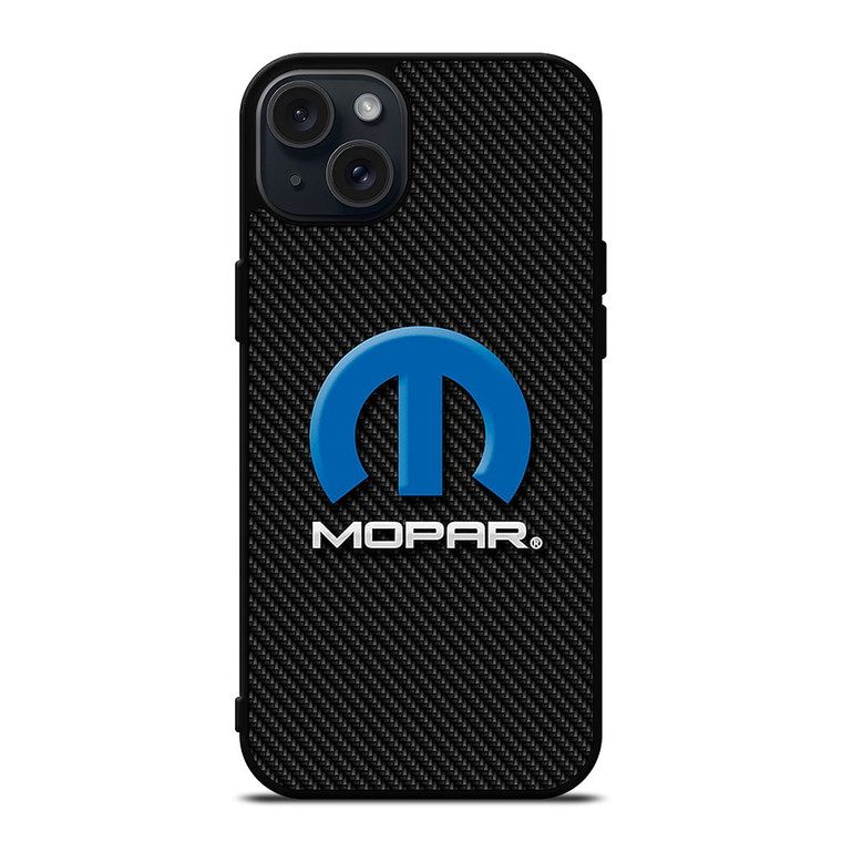 MOPAR CARBON LOGO iPhone 15 Plus Case
