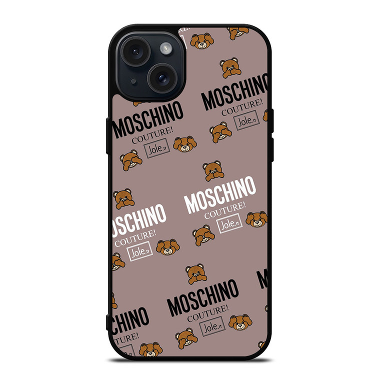 MOSCHINO COUTURE LOGO iPhone 15 Plus Case