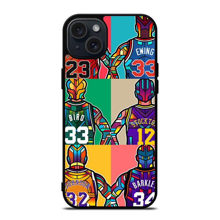 NBA LEGENDS ART iPhone 15 Plus Case