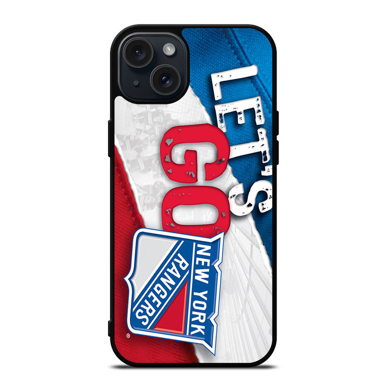 NEW YORK RANGERS LET'S GO iPhone 15 Plus Case
