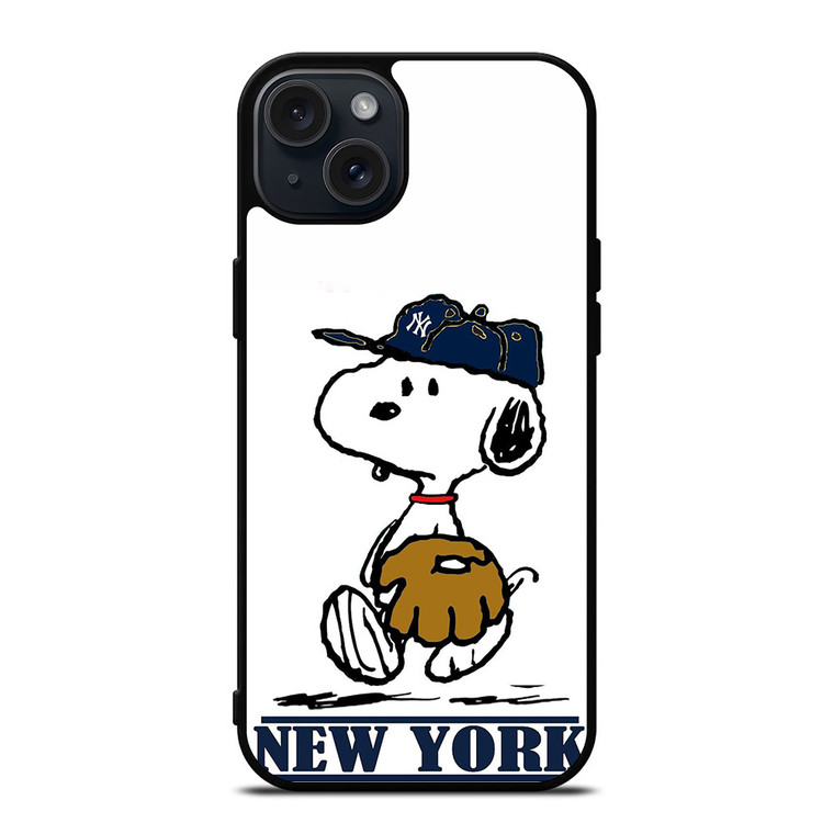 NEW YORK YANKEES SNOOPY iPhone 15 Plus Case