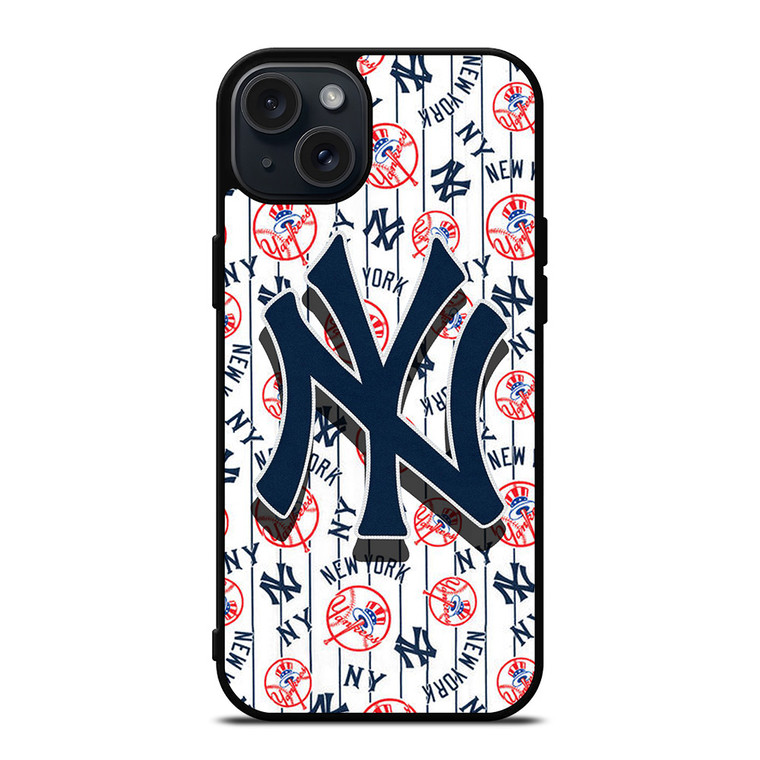NEW YORK YANKEES TEAM BASEBALL LOGO iPhone 15 Plus Case