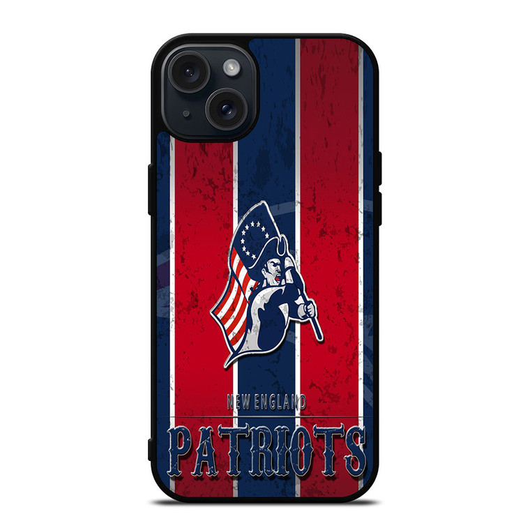 NFL TEAM LOGO NEW ENGLAND PATRIOTS iPhone 15 Plus Case