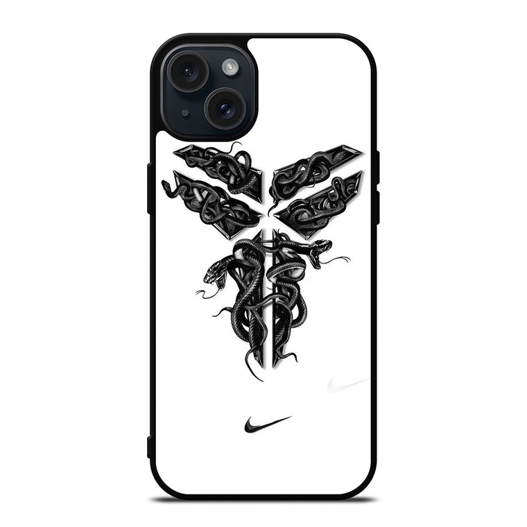 NIKE X BLACK MAMBA LOGO iPhone 15 Plus Case NIKE X BLACK MAMBA LOGO iPhone 15 Plus Case