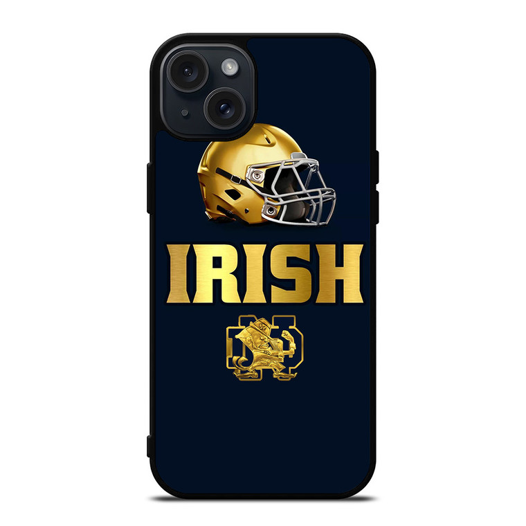 NOTRE DAME IRISH ND GOLD iPhone 15 Plus Case