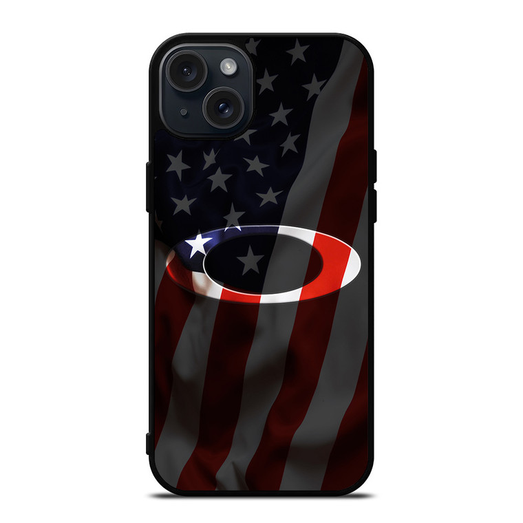 OAKLEY AMERICAN FLAG LOGO EMBOSS iPhone 15 Plus Case
