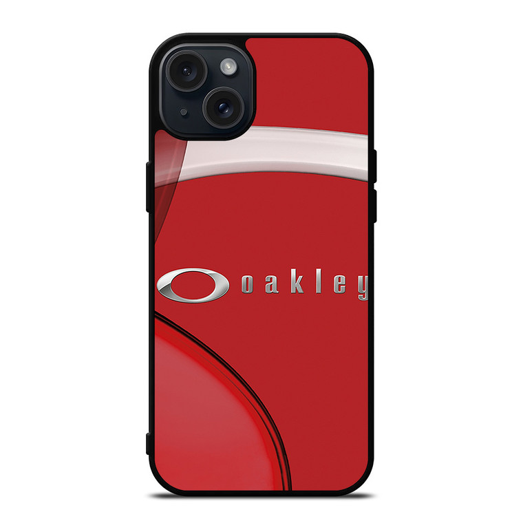 OAKLEY RED LOGO EMBLEM iPhone 15 Plus Case