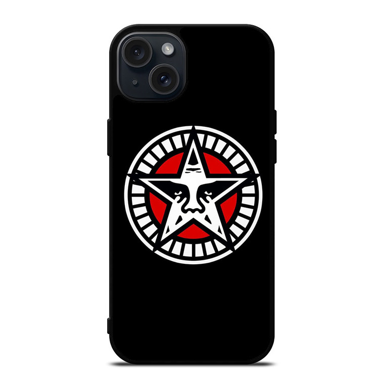 OBEY CLOTHING LOGO BADGE iPhone 15 Plus Case OBEY CLOTHING LOGO BADGE iPhone 15 Plus Case