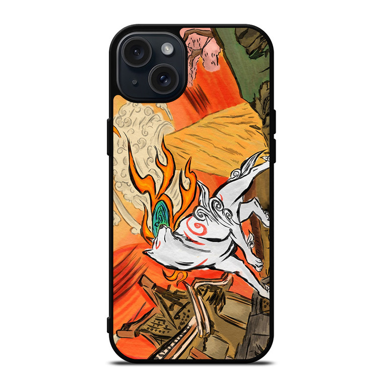 OKAMI WOLF JAPAN MITOLOGI iPhone 15 Plus Case OKAMI WOLF JAPAN MITOLOGI iPhone 15 Plus Case