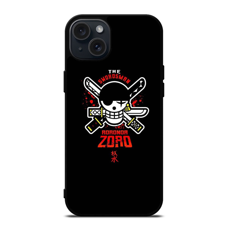 ONE PIECE RORONOR ZORO MASKOT iPhone 15 Plus Case
