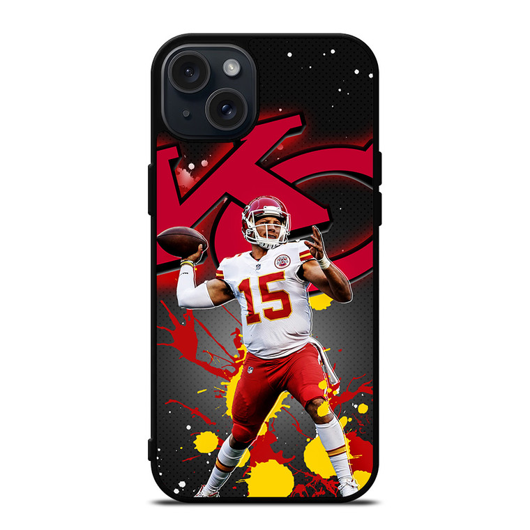 PATRICK MAHOMES KC CHIEFS NFL iPhone 15 Plus Case