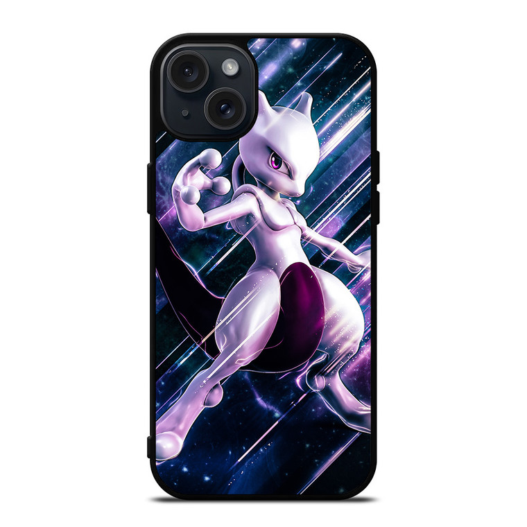 POKEMON MEWTWO ART iPhone 15 Plus Case