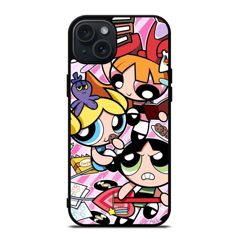 POWER PUFF GIRL CARTOON iPhone 15 Plus Case