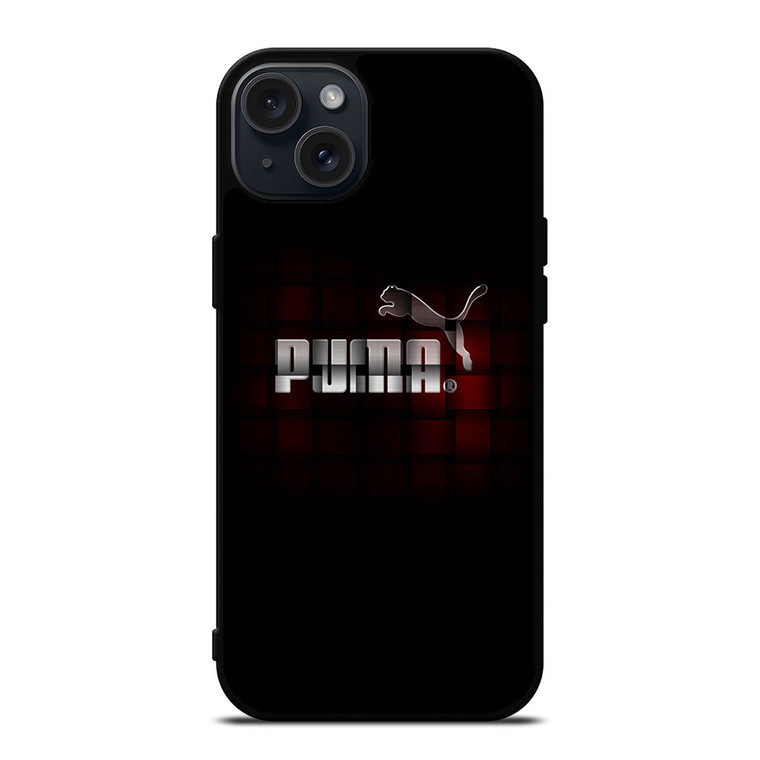PUMA LOGO RED BLOCK iPhone 15 Plus Case