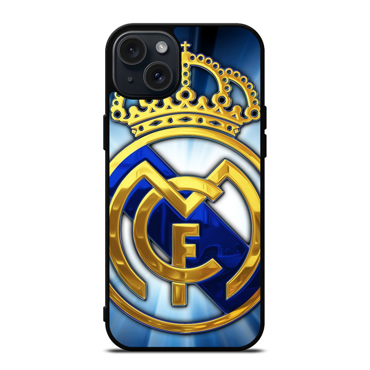 REAL MADRID SHINE LOGO iPhone 15 Plus Case REAL MADRID SHINE LOGO iPhone 15 Plus Case