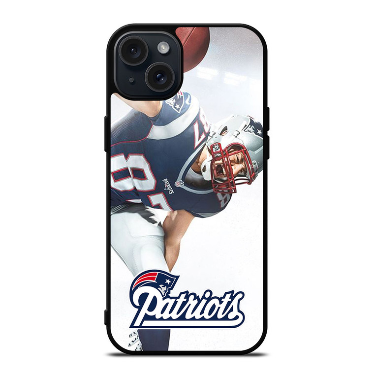 ROB GRONKOWSKI NEW ENGLAND PATRIOTS iPod Touch 6 iPhone 15 Plus Case