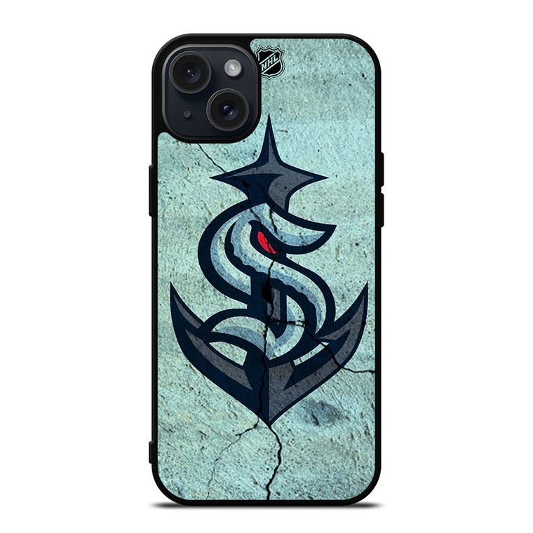 SEATTLE KRAKEN HOCKEY LOGO iPhone 15 Plus Case