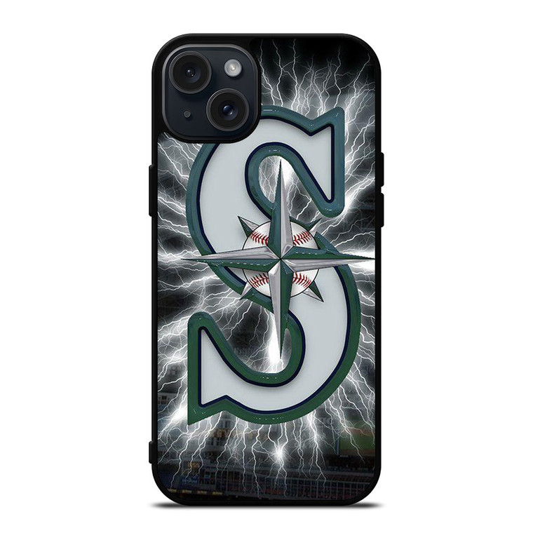 SEATTLE MARINERS MLB LOGO iPhone 15 Plus Case