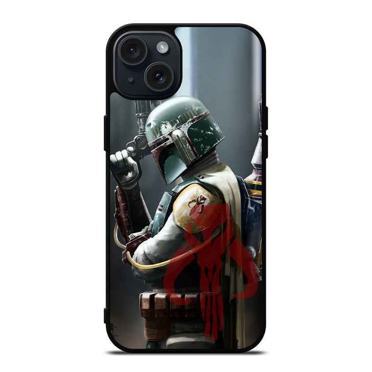 STAR WARS BOBA FETT COOL iPhone 15 Plus Case STAR WARS BOBA FETT COOL iPhone 15 Plus Case