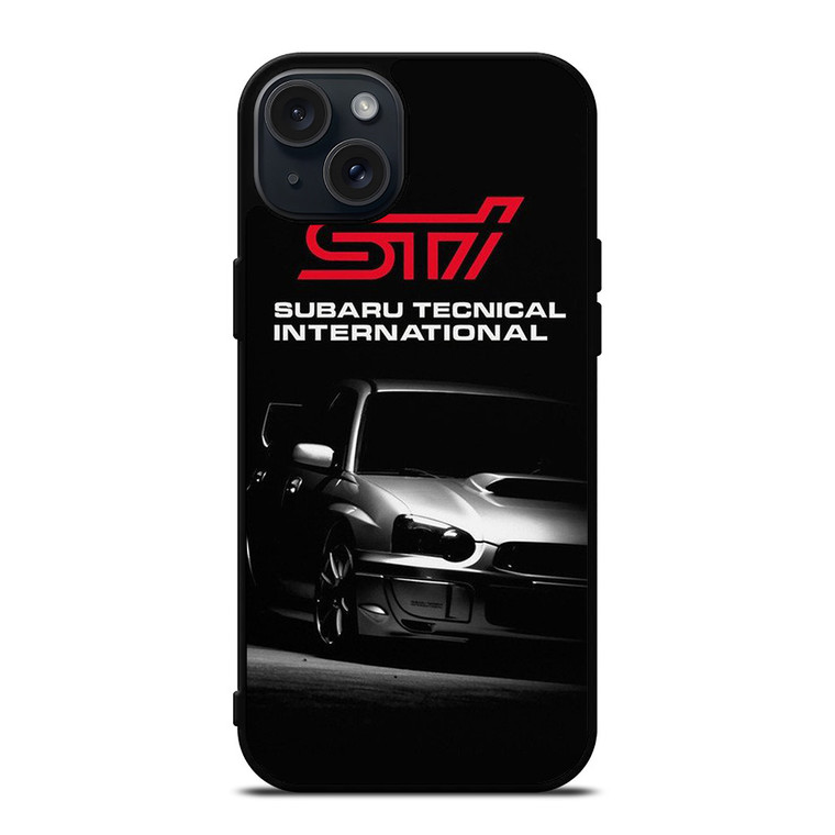SUBARU IMPREZA WRX STI LOGO iPhone 15 Plus Case SUBARU IMPREZA WRX STI LOGO iPhone 15 Plus Case